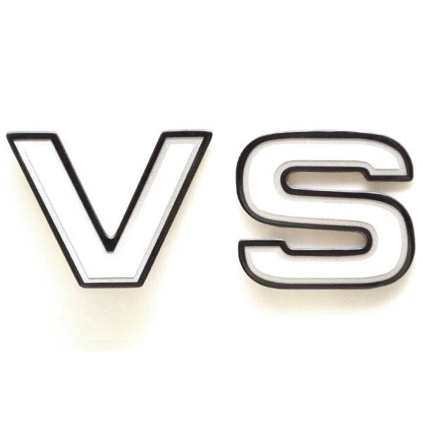 Ranger Boat VS Raised Decal 7605402 - White Emblem Sticker