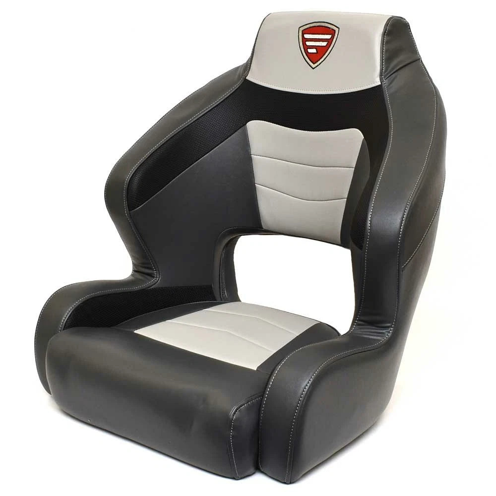 Lowe Boat Helm Bucket Seat 2334730 - Favorite Edition Charcoal Gray