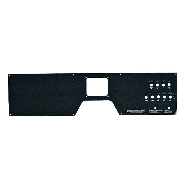 Sea Ray Boat Blank Switch Panel 2114363 - 36 3/3 X 9 1/8 Inch Black