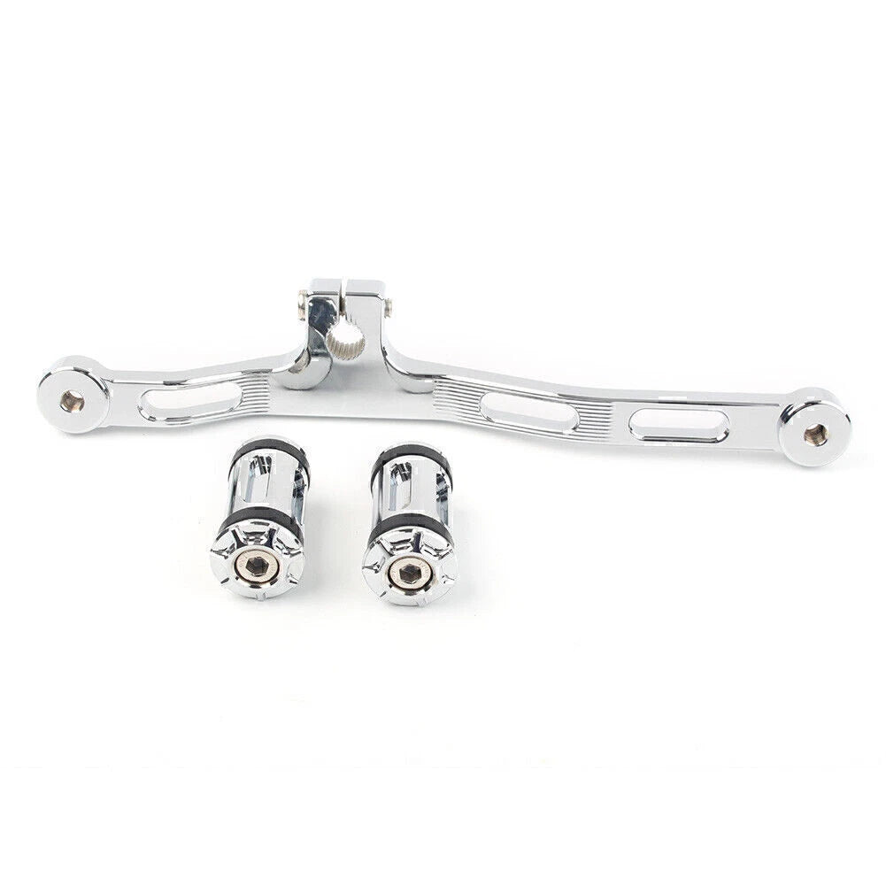 1x Chrome Head Shifter Lever for Harley Dyna 1991-2017 FXD Mid-Controls US