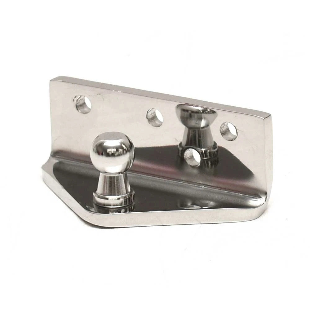 Cruiser Yachts Boat Reverse Gas Shock Bracket - SS 1/2 Inch Ball