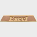 Excel Boat Embossed Raised Decal 169634 - 17 3/4 Inch Foam Rubber