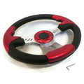 Universal 13" Steering Wheel Red & Black GT Style for Dune Buggy & Side-By-Side