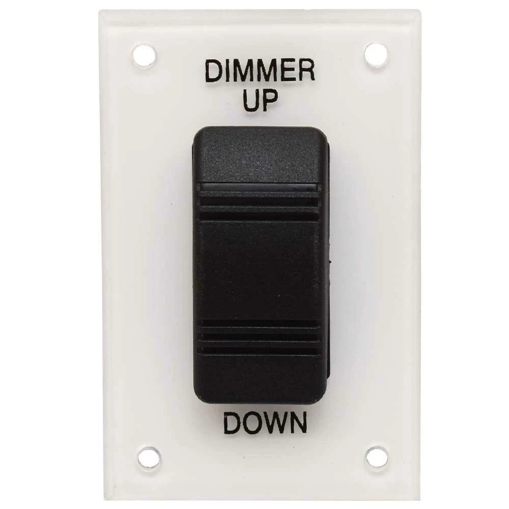 Boat Dimmer Switch Panel 882250359 - Clear Plastic White