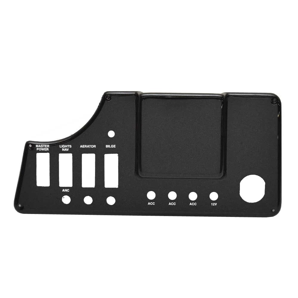Crestliner Boat Blank Switch Panel 2388745 - 1650 Discovery Black