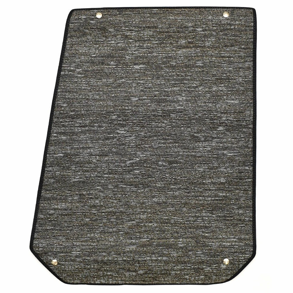 Cobalt Boat Snap-In Floor Mat 406624 - Tan Black White Woven Vinyl
