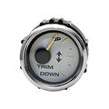 Faria Boat Trim Gauge GP7517A - Mercury Volvo Yamaha 2 Inch Silver