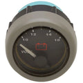 Faria Boat Volt Meter Gauge VP7024A - 2 Inch Gray Black