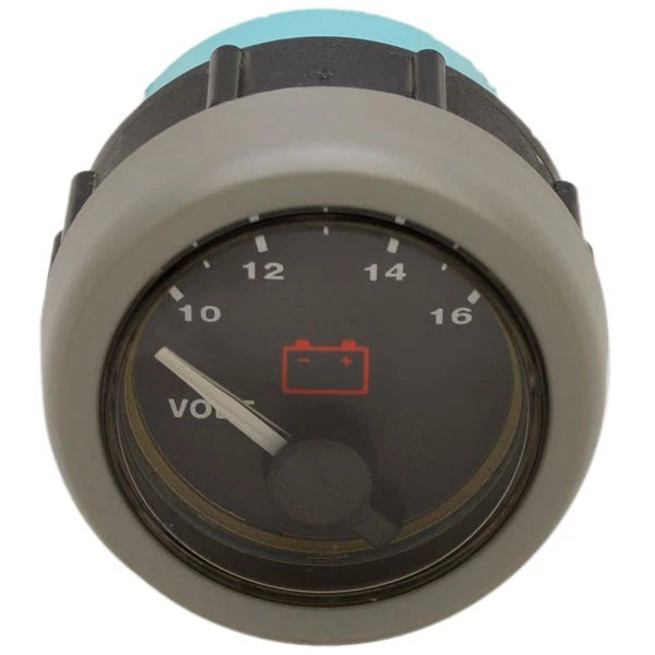 Faria Boat Volt Meter Gauge VP7024A - 2 Inch Gray Black