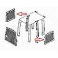 AT312408 Side Screens, R/H & L/H Sold As a Set Only Fits John Deere 700J