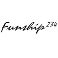 Four Winns Boat Brand Decal 055-2146 - Funship 234 Grey Sticker