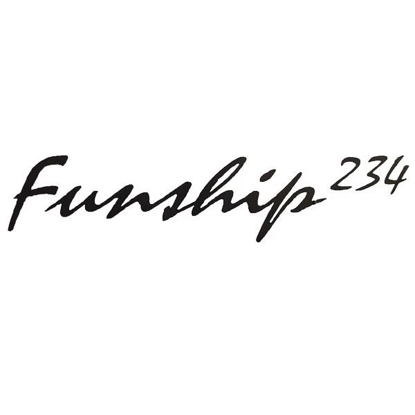 Four Winns Boat Brand Decal 055-2146 - Funship 234 Grey Sticker