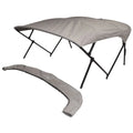 Bennington Pontoon Boat Bimini Top - Gray 100 - 104 Inch