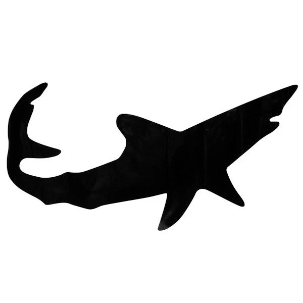Mako Boat Logo Decal 161674 - Black Shark Sticker
