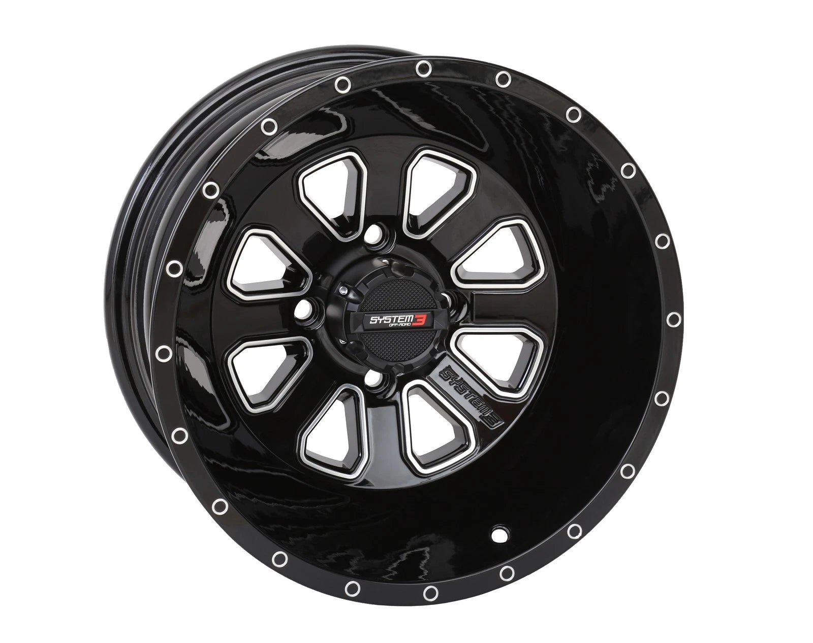 SYSTEM 3 St4 ATV/UTV Wheel 14x7 - Fits Honda Rancher 4x4 Models