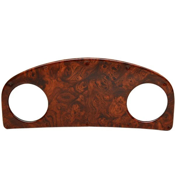 Godfrey Marine Boat Blank Gauge Panel - Faux Woodgrain Plastic Dash