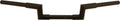 HardDrive H Bar Z Bar Handlebars 1 1/4 Inch Black Fits Harley Davidson XL & Dyna