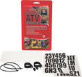 HARDLINE ATV License Plate Kit White for Offroad Use 2010-2024