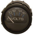 Faria Boat Volt Gauge VPC016A - Chesapeake Black SS 2 Inch
