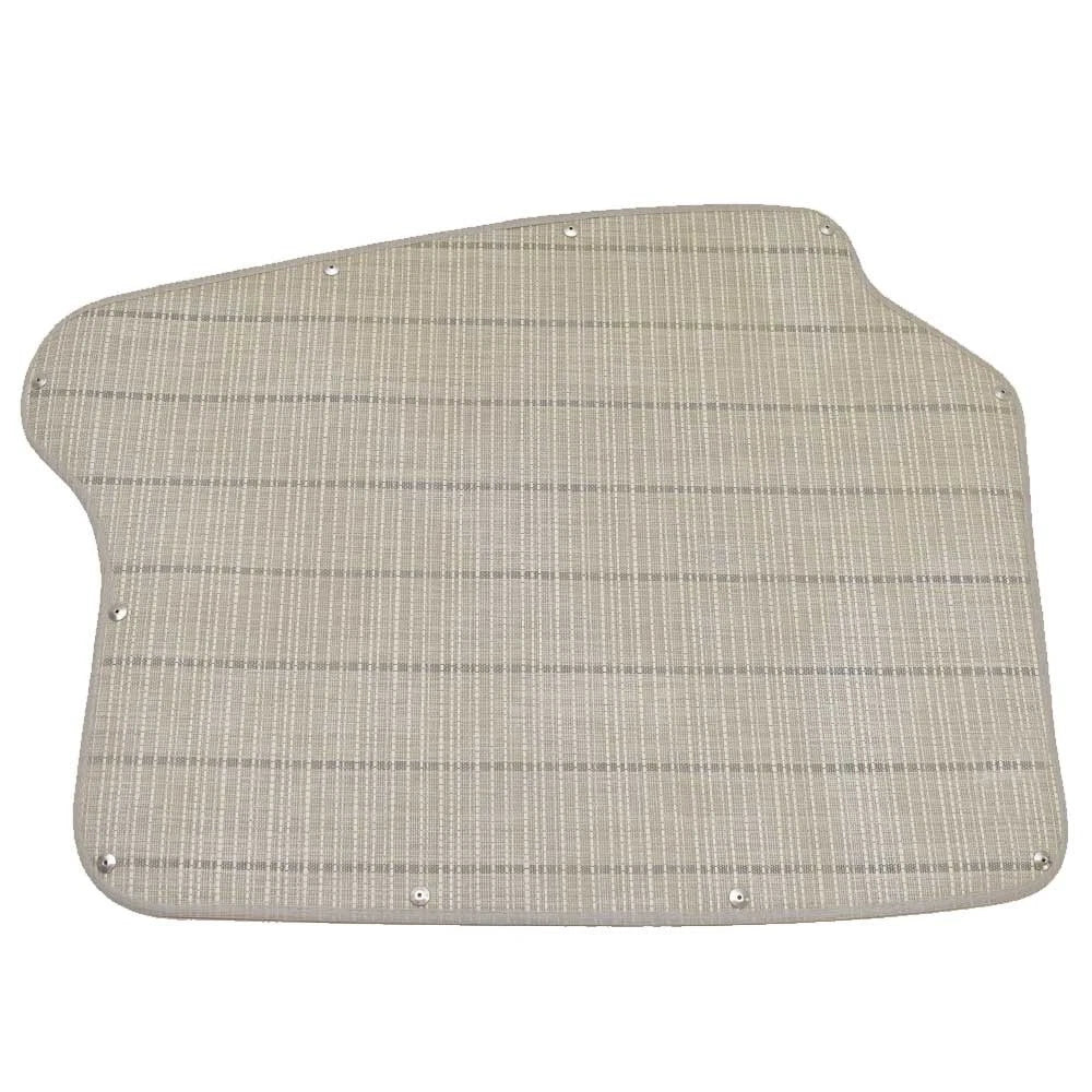 Lowe Boat Snap-In Floor Mat 2267507 - Retreat Infinity Taupe Gray Teak