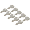 10-Pack Ignition Key Fits John Deere 524D, 724D, 826D, 1032D, 828D, TRS21 Blower