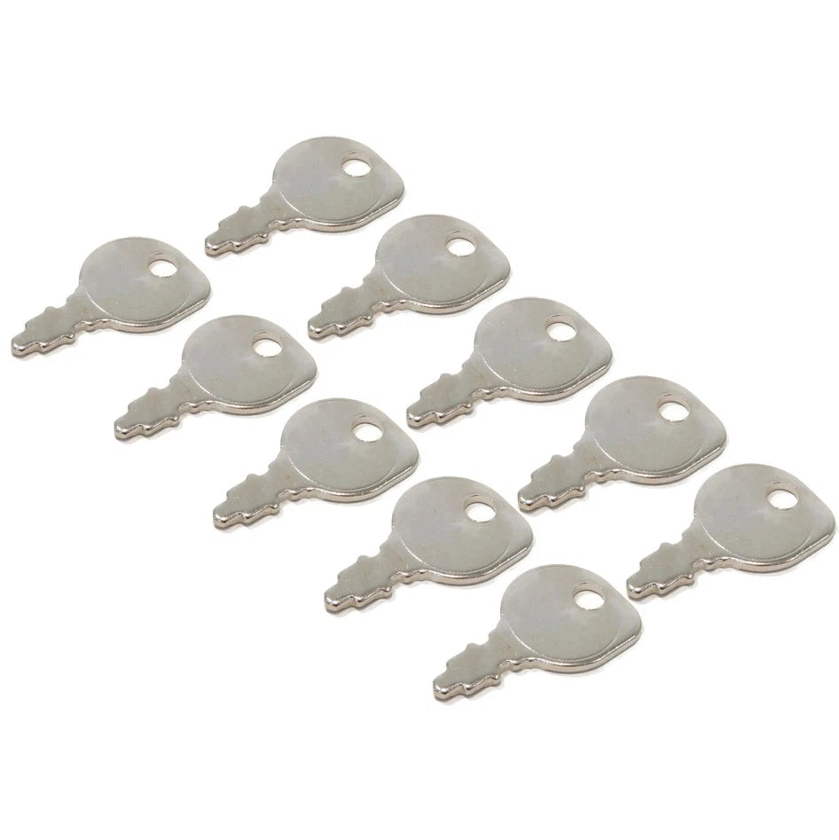 10-Pack Ignition Key Fits John Deere 524D, 724D, 826D, 1032D, 828D, TRS21 Blower