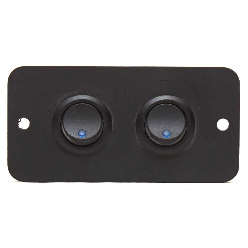 Rinker Boat Rocker Switch Panel 2070132 - 3 1/2 X 1 3/4 Inch Matte