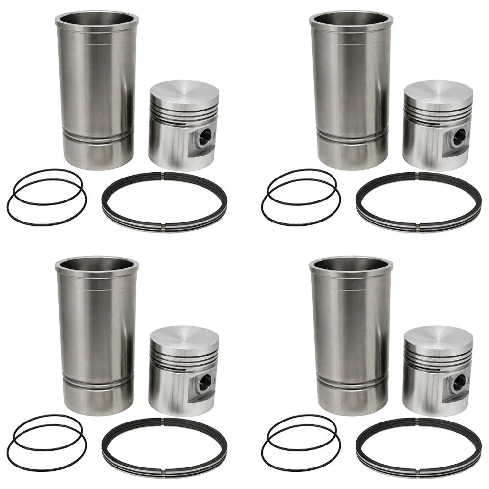 Four Piston Liner Kits SK155 Fits Allis-Chalmers 226 CID Gas Tractor Models