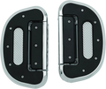 Kuryakyn Heavy Industry Passenger Floorboards with Rubber Inserts for Harley