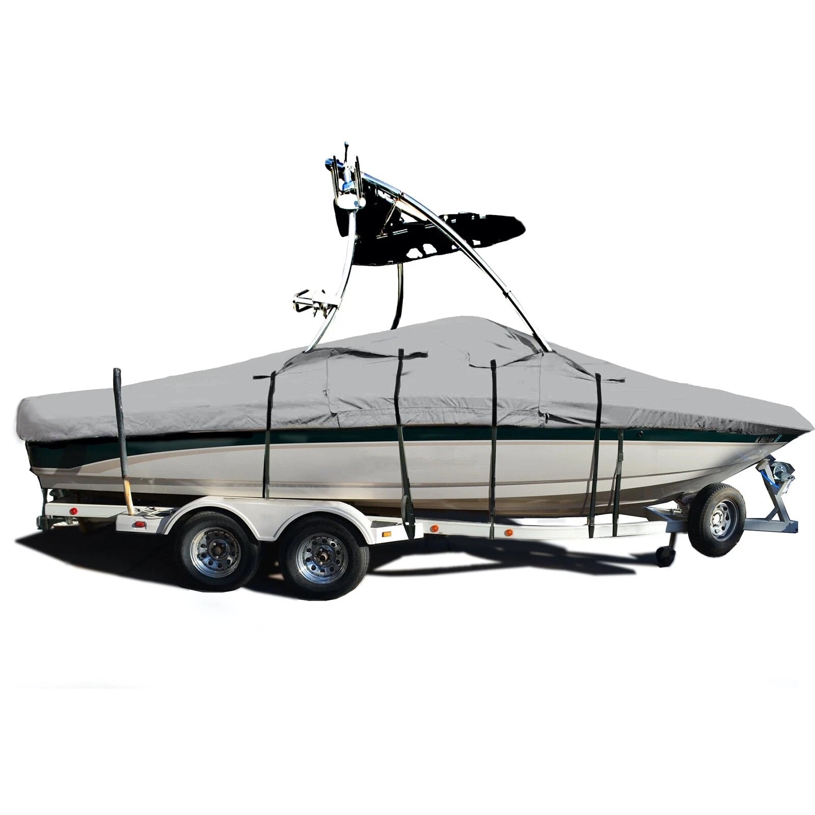 Sea Ray 210 BR with Wakeboard Tower Trailerable Ski Boat Storage Cover Rainproof