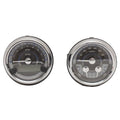 Medallion Boat Gauge Set - SDIG Black - Blue - Silver (2 PC)