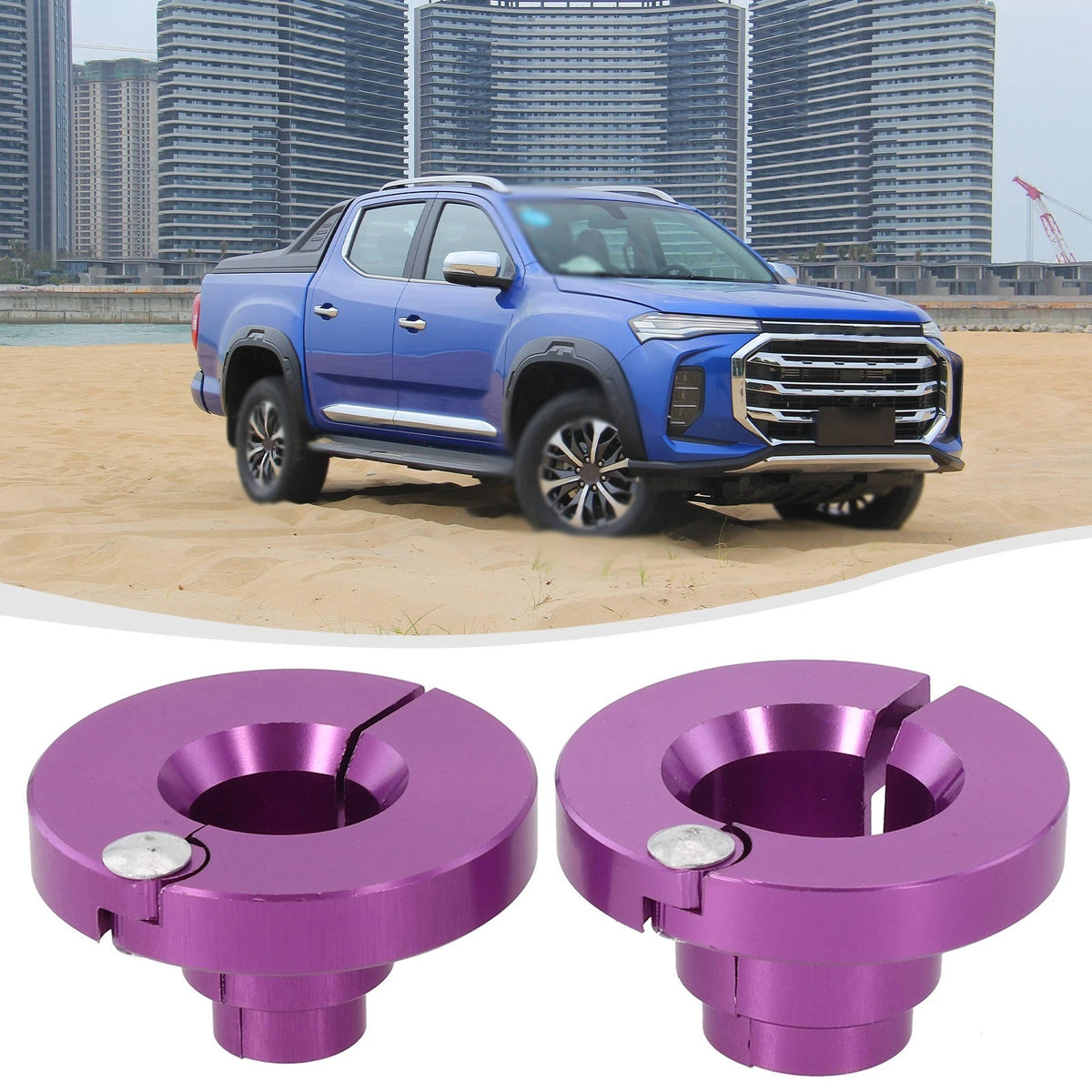 2PCS Aluminum Fuel Line Disconnect Tools Compatible with Most Vehicles