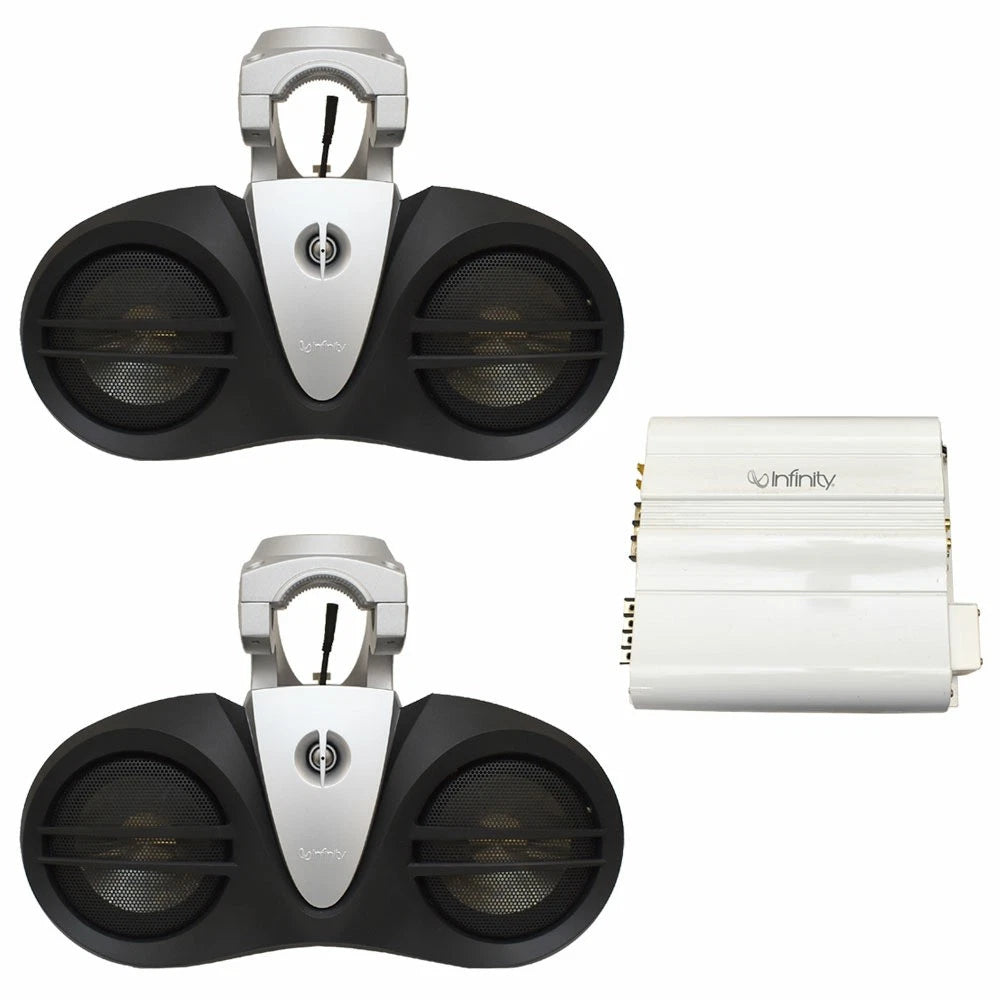 Infinity Boat Wakeboard Tower Speakers 6100M - Dual 6 Inch 150W (kit)