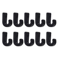 10Pcs Black J Hooks for Kayaks Replacement for Lost or Damaged Gear