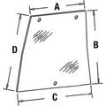 Cab Glass - Left Hand Side Window Fits Case IH 5120 5130 5140 5230 5250 248718A1
