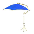 Complete Blue Canvas Umbrella Frame & Mounting Bracket TU56 405452 Farmer Bob's