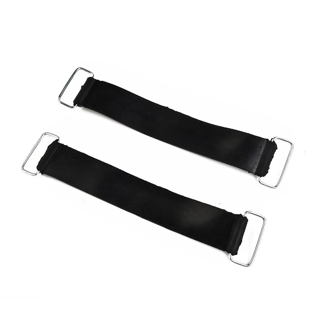 Strap Motorcycle Rubber Belts Black 2Pcs Set Tricycles Scooters Holder