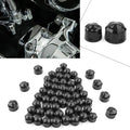Black Engine Bolt Cap Set for Harley Road King Electra Glide 1999-16 FLHX FLHTK