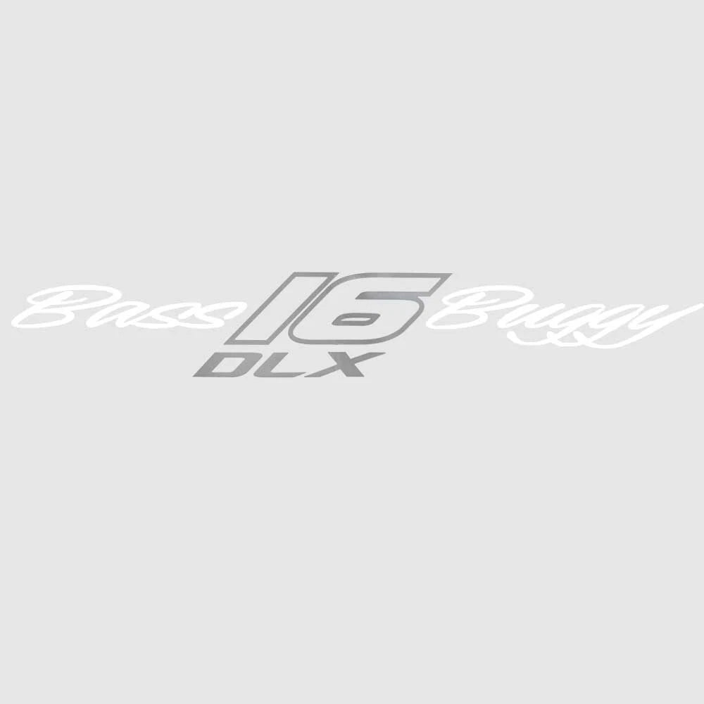 Sun Tracker Boat Lettering Decal 180479 - Bass Buggy 16 DLX White