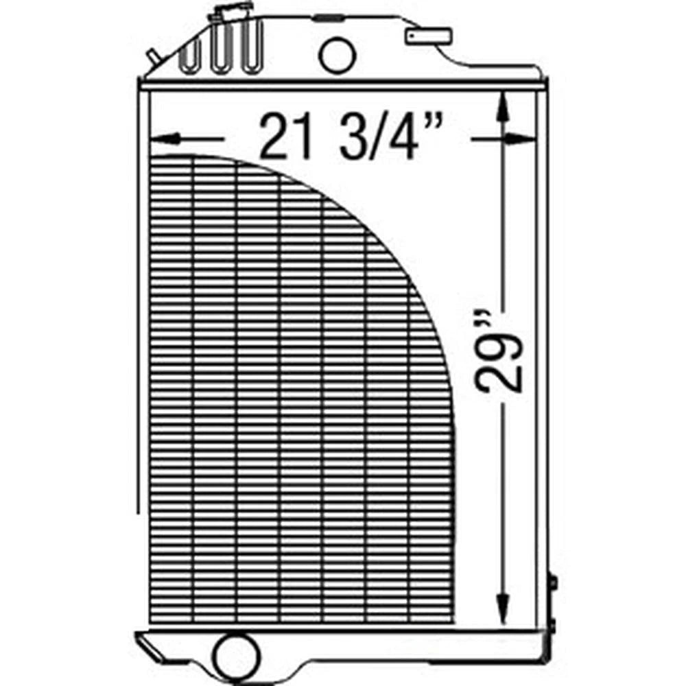 Radiator Fits John Deere 4630 AR61890