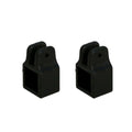 Pontoon Boat Bimini Top Jaw Slides - 1 X 1 Inch Black Plastic (pair)