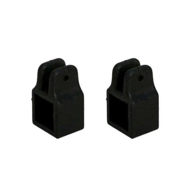 Pontoon Boat Bimini Top Jaw Slides - 1 X 1 Inch Black Plastic (pair)