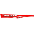 Tracker Boat Starboard Logo Decal - 93 X 10 1/4 Inch Battery Red