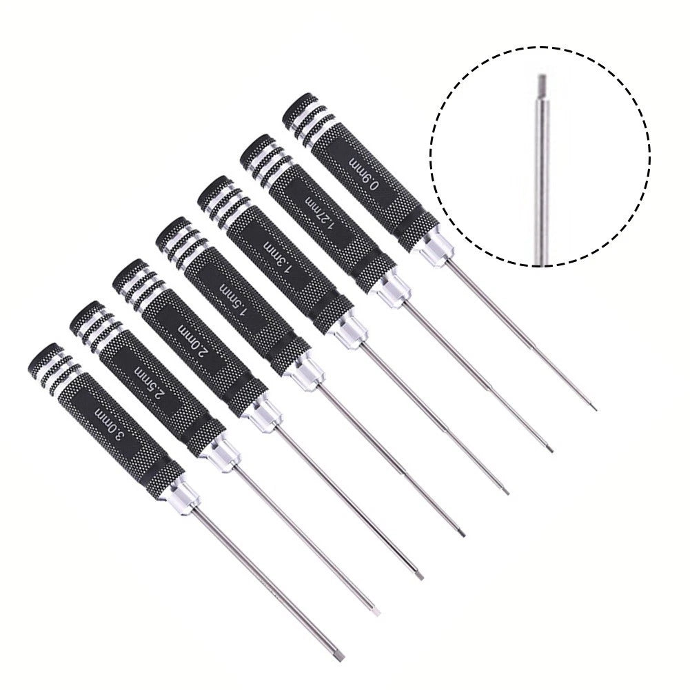 HSS Hexagon Wrench Screwdriver Tool Set for RC Model 7 Sizes Available