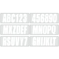 Custom Boat Registration Numbers & Marine Boat Decals Stickers 3" White