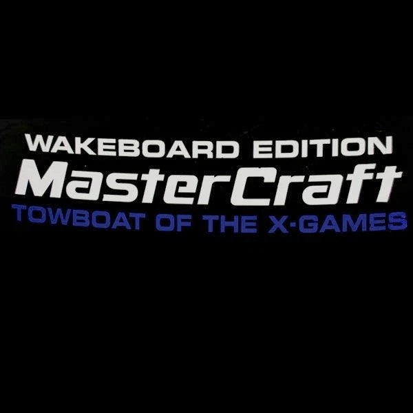 MasterCraft Boat Decal 758167 - X-Games Towboat Wakeboard Sticker