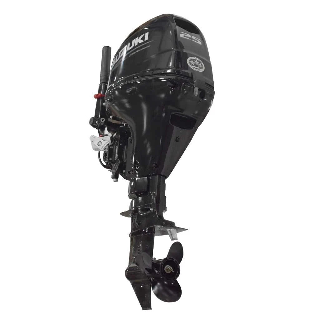 Suzuki Boat Outboard Engine Motor DF25AES5 - 25 HP 15 Inch Black