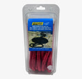 SeaChoice 39741, Marine Double Braided Nylon Dock Line, Red Rope 1/2'' X 15 FT