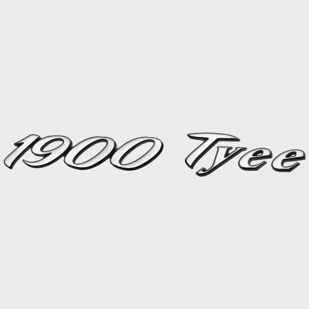Lund Boat Raised Emblem Decal 2089215 - 1900 Tyee 14 1/4 Inch Silver Sticker