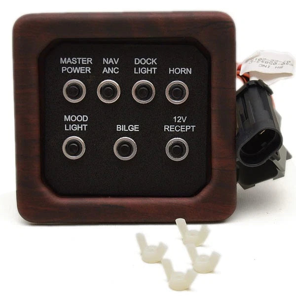 South Bay Pontoon Boat Breaker Dash Panel - 523 TriToon Woodgrain